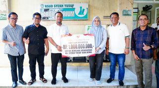 Bineka.co.id – Bantuan untuk RSUD Syekh Yusuf